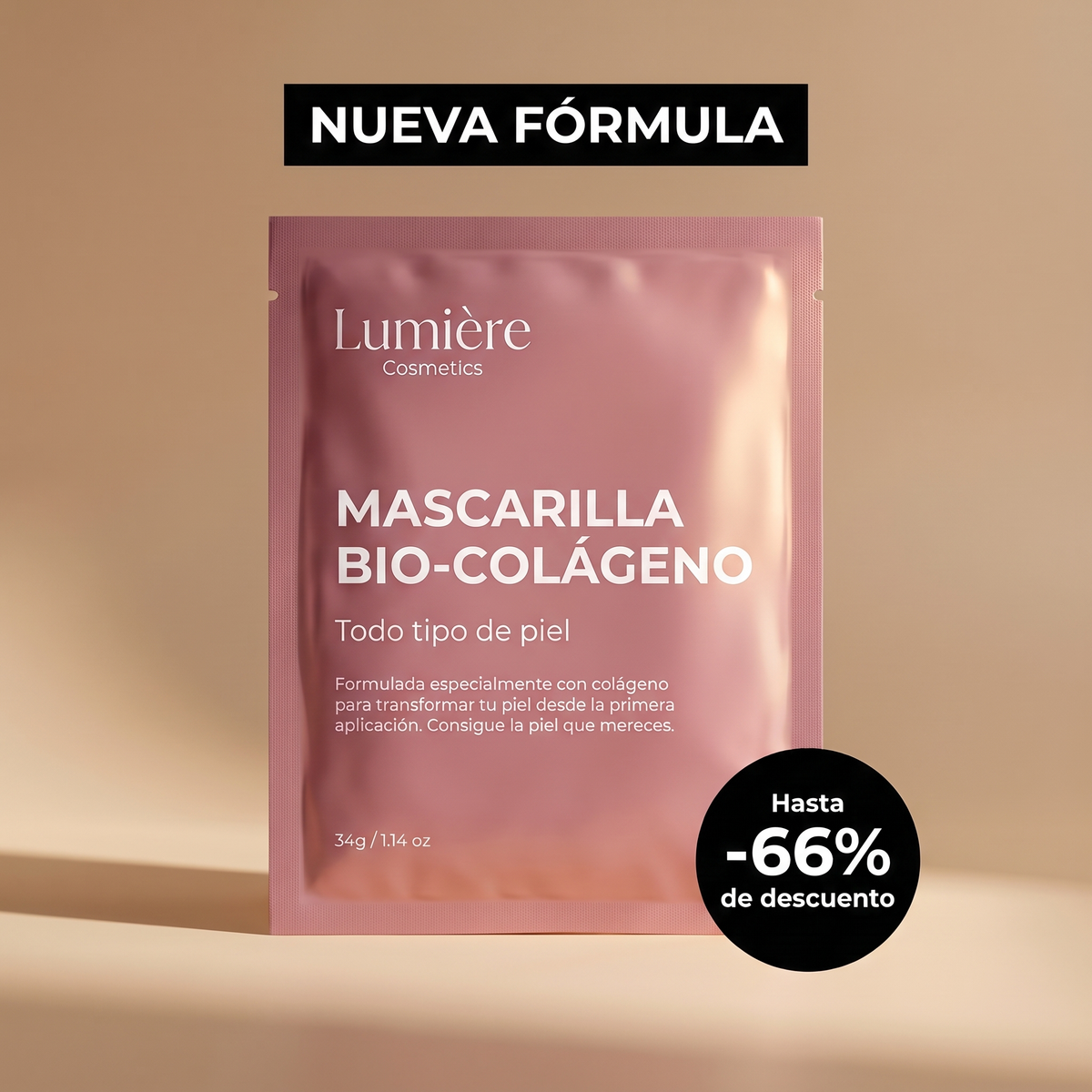 Lumière – Mascarilla Bio-Colágeno